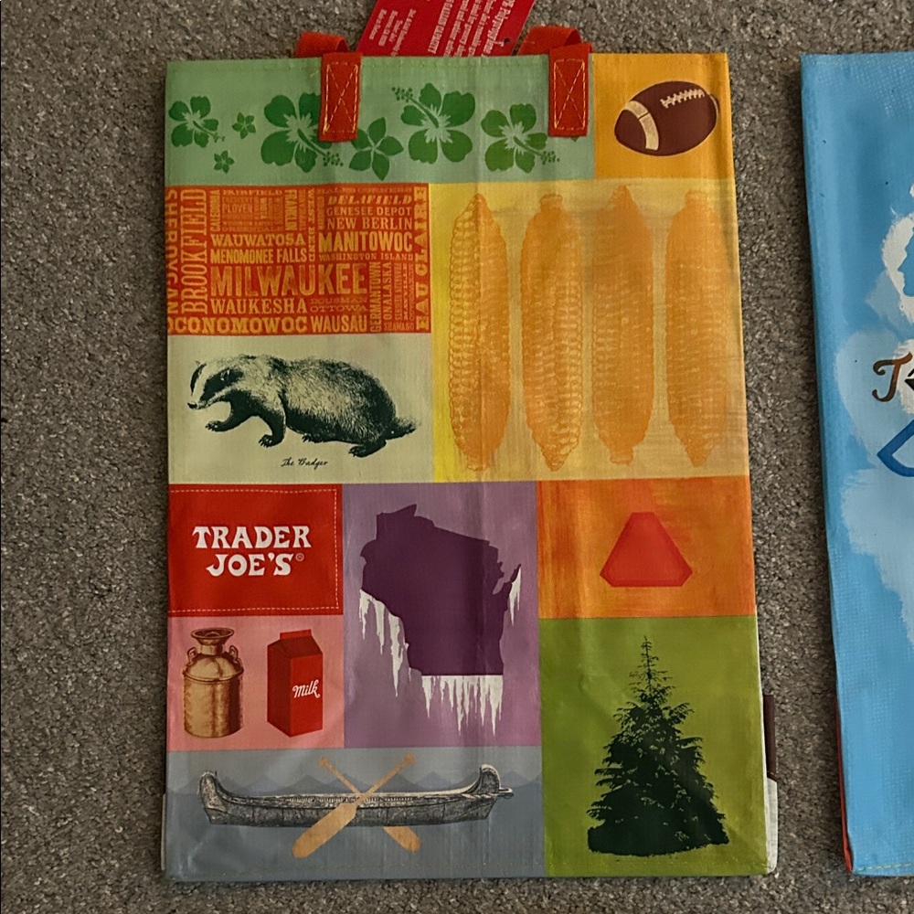Trader Joe’s reusable sustainable tote bags. NWT. 9 total. Or choose.